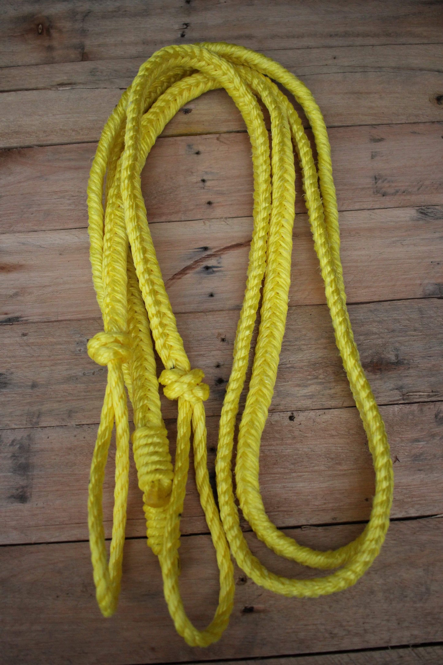 Yellow Braided Reins (6.5ft)