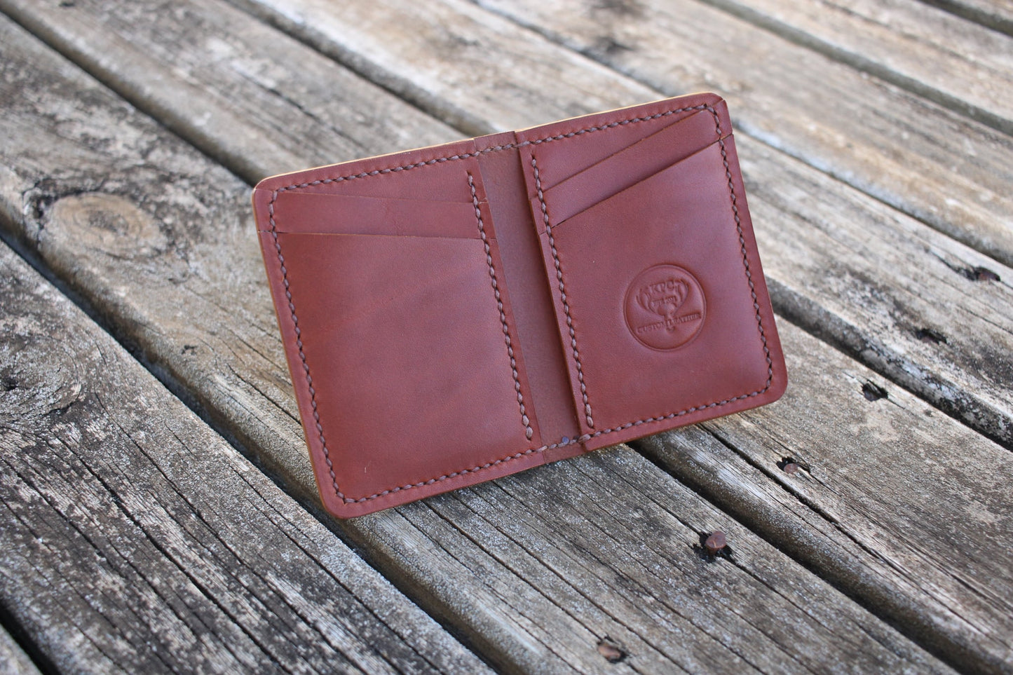 Brown Vertical Cardholder